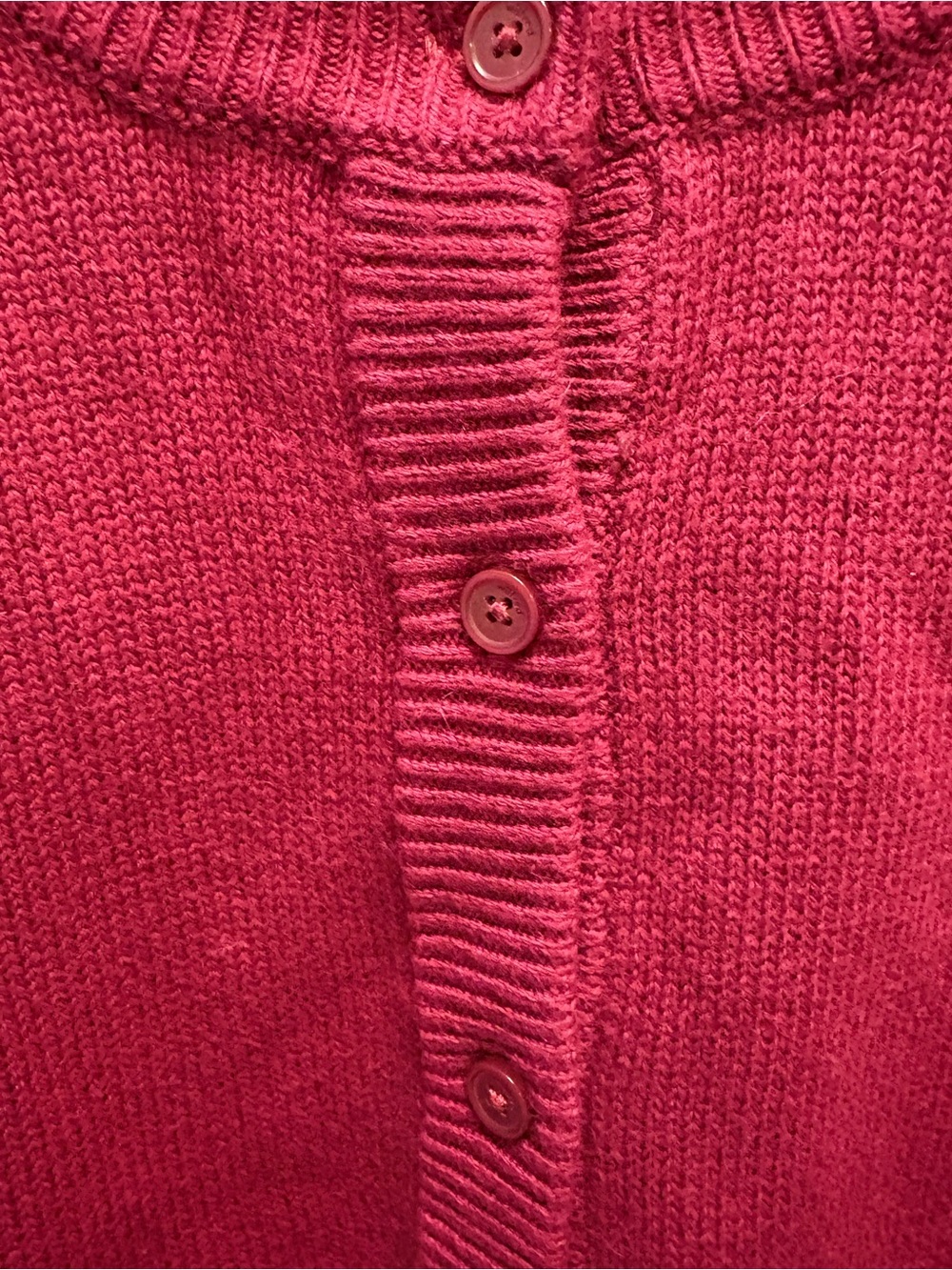 Wilfred Deep Raspberry Knit Cardigan - Picture 4 of 8